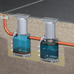 Light liquid separators