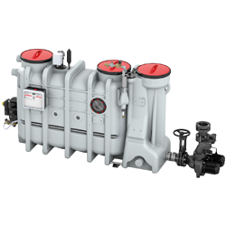 Complete disposal with integrated lifting plant