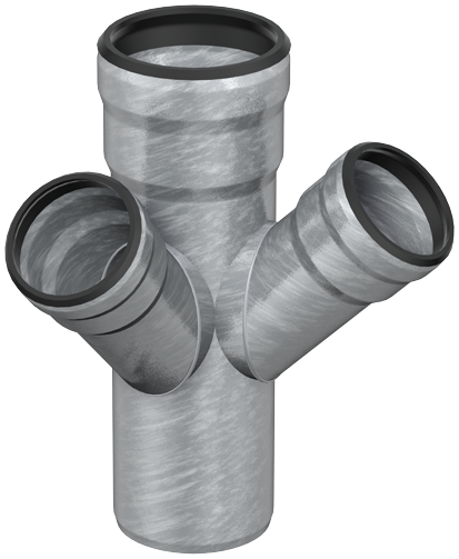 Gm-X reduction-double corner branch