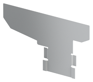 3009138 Stirnwand Edelstahl