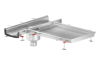 Discharge channel with ACO gully 218 - fixed height
