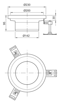 Gully tops for ACO hygienic gully 157 - telescopic