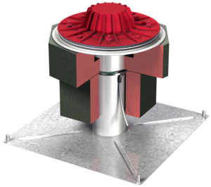 Complete gullies single unit/socket inclination: 90° – DN 70 | gravity drainage