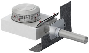 Complete attic drains Spin (45°/90°) – gravity drainage