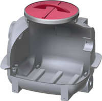 Sludge trap for light-oil separator Coalisator-P