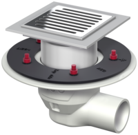 Gully body Passavant, DN 70 – socket inclination 1,5°