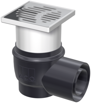 Complete gullies Easyflow, DN 70/DN 100 – socket inclination 1,5°