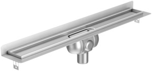 Channel body ACO ShowerDrain C, Installation height top edge screed: 80 – 128 mm (200 mm)