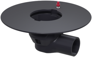 Gully body Passavant, DN 70 – socket inclination 1,5°