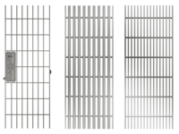 Gratings for height-adjustable channel bodies