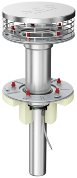 ACO Variant-Spin complete flat roof drains – two-piece for gravity drainage