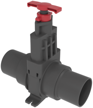 Inlet valve DN 100