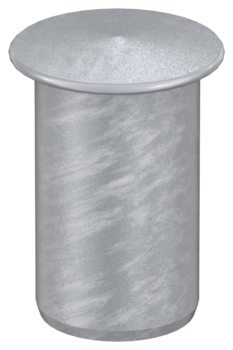 Gm-X sealing plug of steel with extended spigot