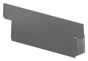 End cap with fixed overall height