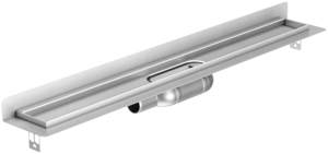 Channel body ACO ShowerDrain C, Installation height top edge screed: 57 – 128 mm (200 mm)