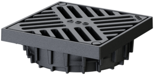 Top sections and gratings for roof gullies