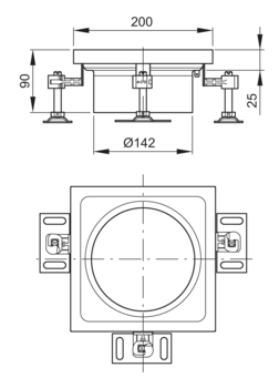 Gully tops for ACO hygienic gully 157 - telescopic