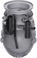 Grease separator LipuMax-P-D extension stage 1