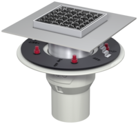 Gully body Passavant, DN 100 – socket inclination 90°