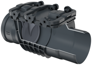 Triplex type 0 single backflow stops - for exposed pipes