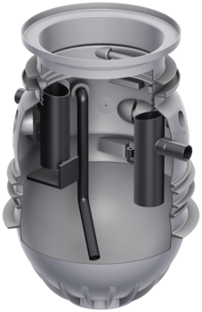 Grease separator LipuMax-P-D extension stage 1