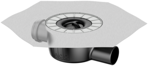 Single gully with odour stop - ACO Sanitary Gully Easyflow+
