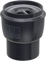 Gully body Easyflow, DN 70/DN 100 – socket inclination 90°