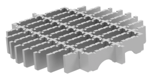 ACO frameless ladder grating - Round