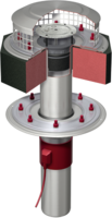 Complete gullies two-part/socket inclination: 90° | siphonic drainage