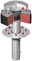 Complete gullies two-part/socket inclination: 90° | siphonic drainage