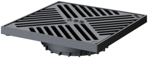 Top sections and gratings for roof gullies