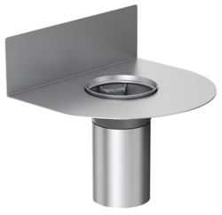 Gully body ACO direct balcony drain with upstand for the wall