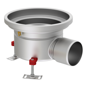 Fixed height with horizontal outlet - Round top