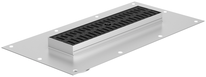 Parking Deck Drainage Channels With Connecting Flange For Mastic Asphalt 271121