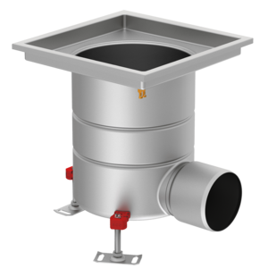 Extended fixed height – horizontal outlet