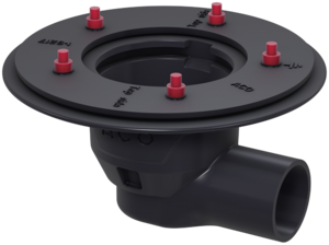 Gully body Passavant, DN 70 – socket inclination 1,5°