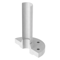 Connector with flange and spigot