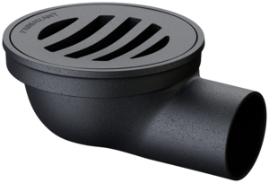 Compact gullies, without foul air trap, without bracket