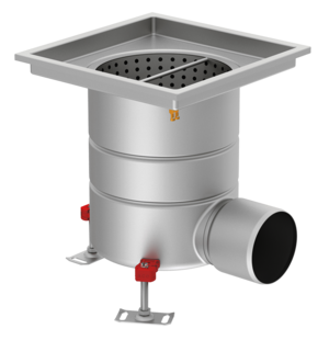 Extended fixed height – horizontal outlet