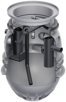 Grease separator LipuMax-P-DA extension stage 3