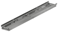 Channel body with fixed overall height