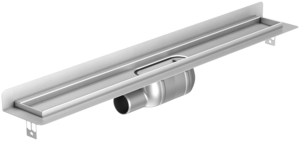 Channel body ACO ShowerDrain C, Installation height top edge screed: 80 – 128 mm (200 mm)