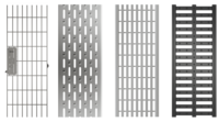 Gratings for height-adjustable channel bodies