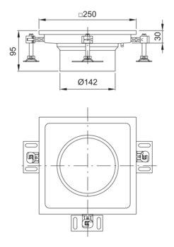 Gully tops for ACO hygienic gully 157 - telescopic