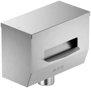 Water collection box for flat channel