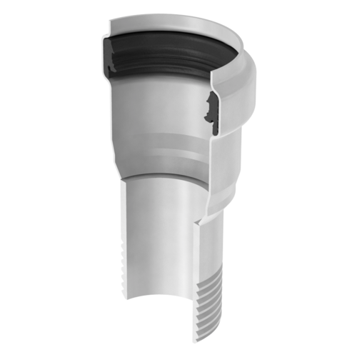 Connector With Socket And External Screw Thread 200417