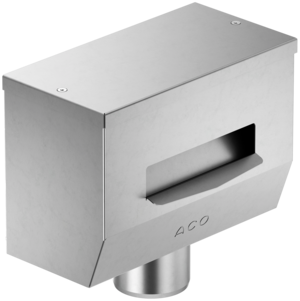 Water collection box for connection to parapet drain