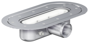 Drainage body with foul air trap