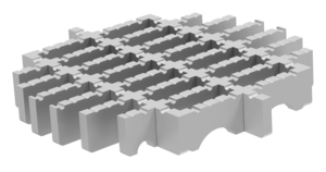 ACO frameless ladder grating - Round