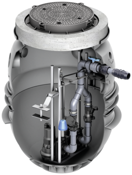 Pumping stations Powerlift-P duo – load class: B 125